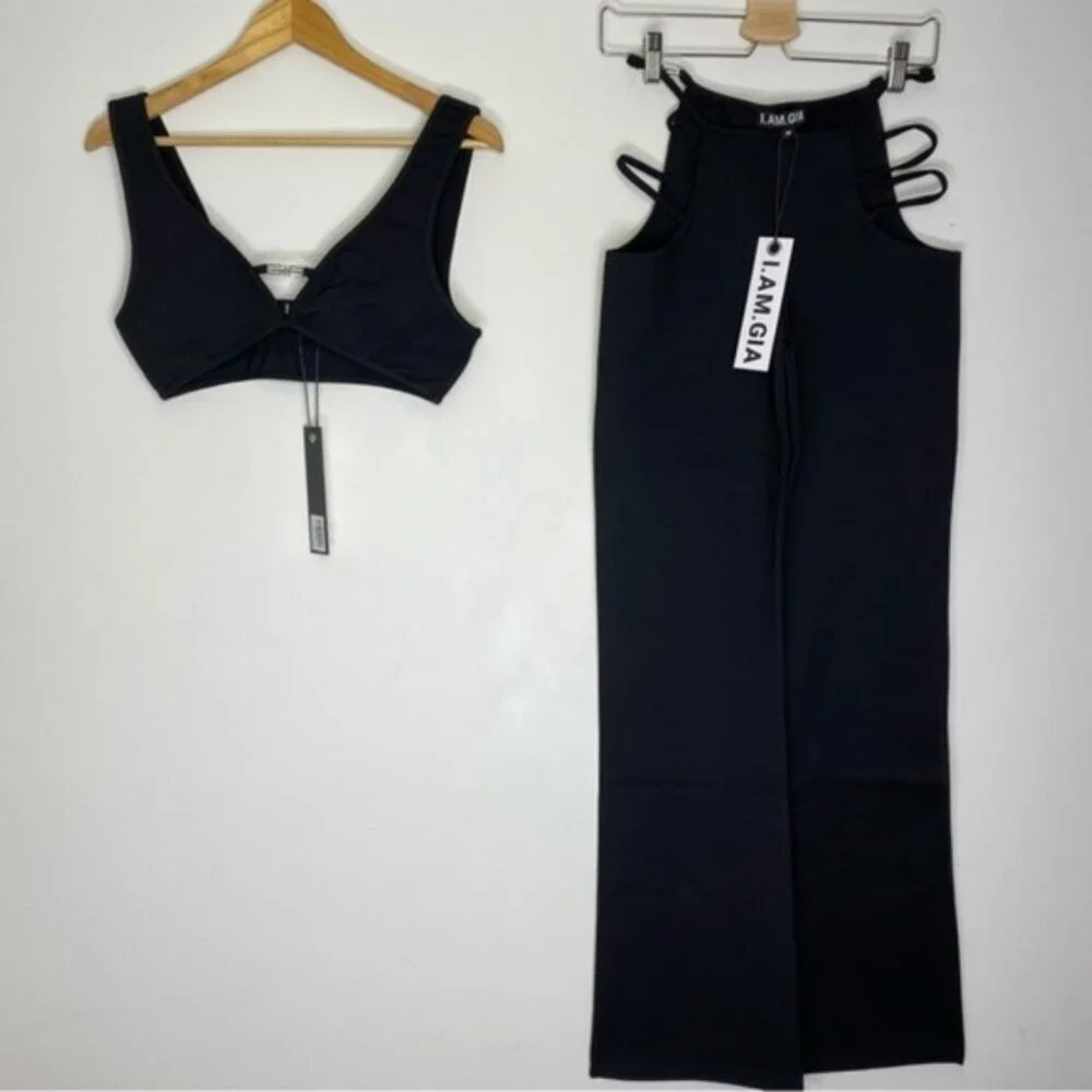 NWT I.AM.GIA Lucid Pants and Top Set ASO Maddy Euphoria Women‎ Size Medium - Picture 4 of 11